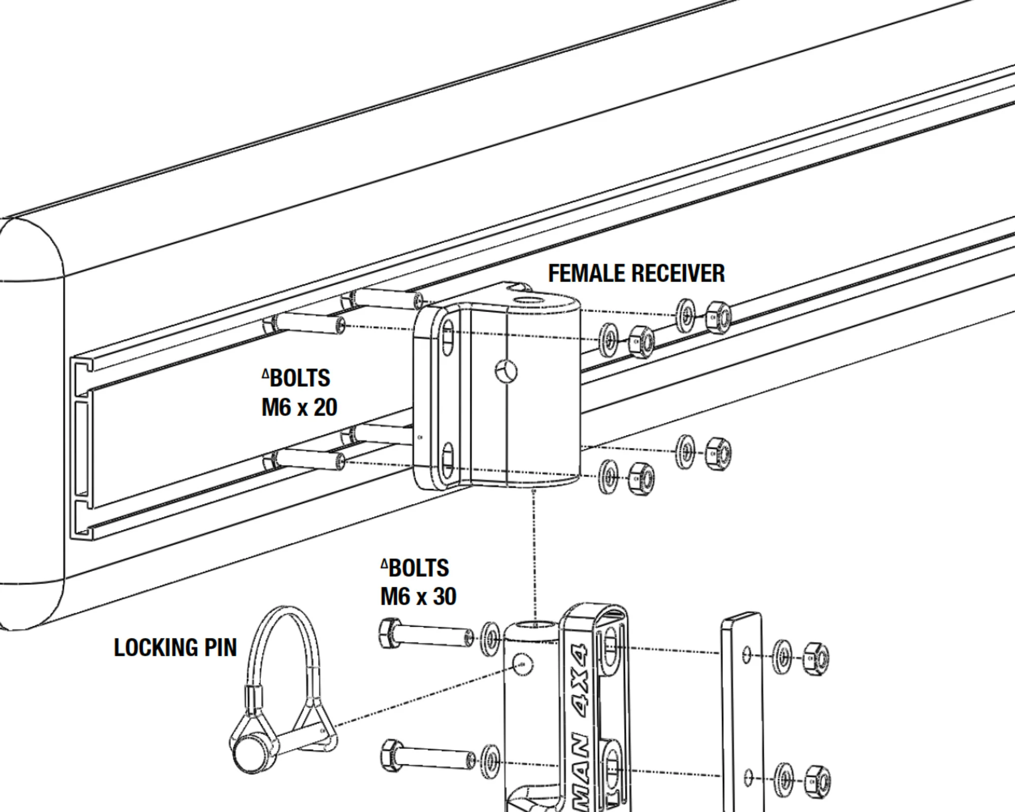 Awning Quick Release Mounting Brackets - Image 4