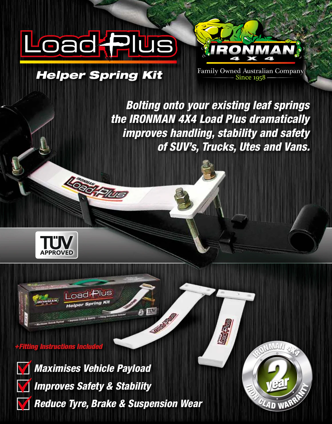 Load Plus Helper Rear Spring Kit | LP7 - Image 2